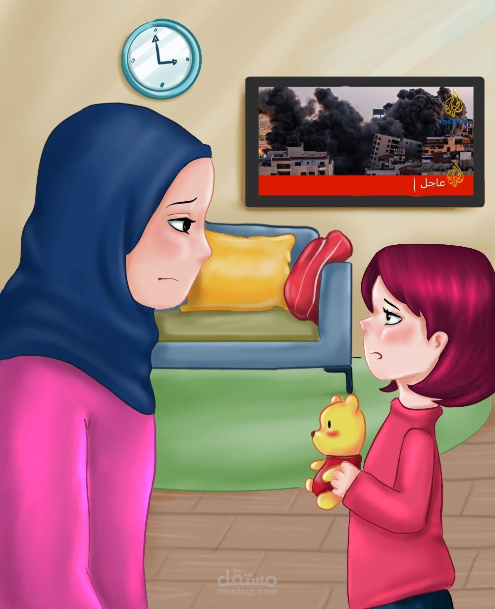 رسم قصص اطفال