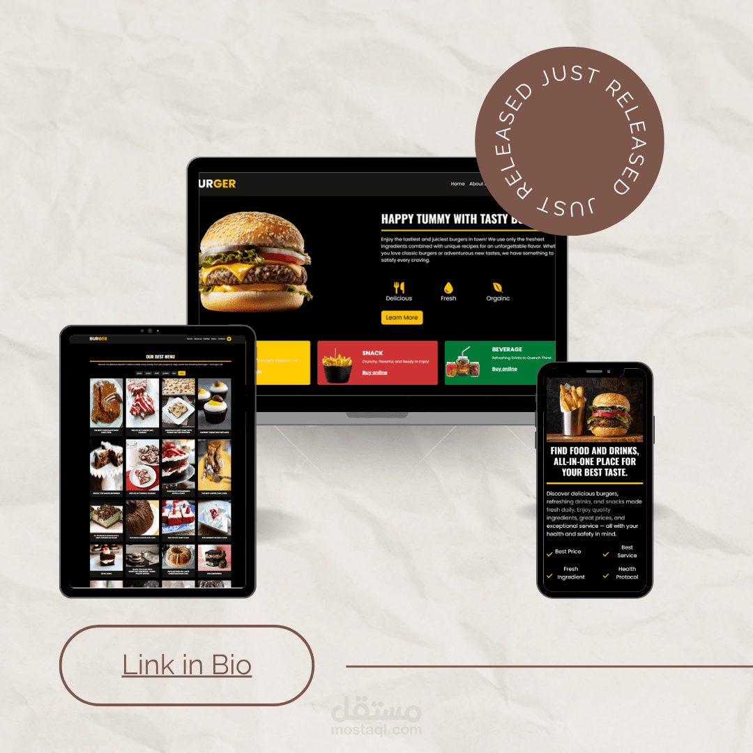 موقع مطعم و قائمة طعام