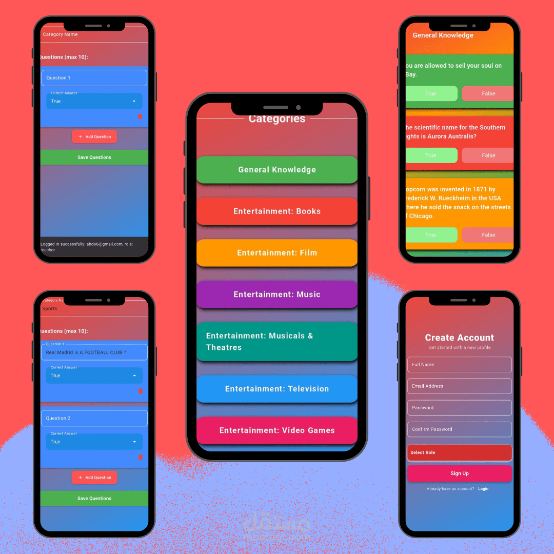 تطبيق اختبارات تفاعلية