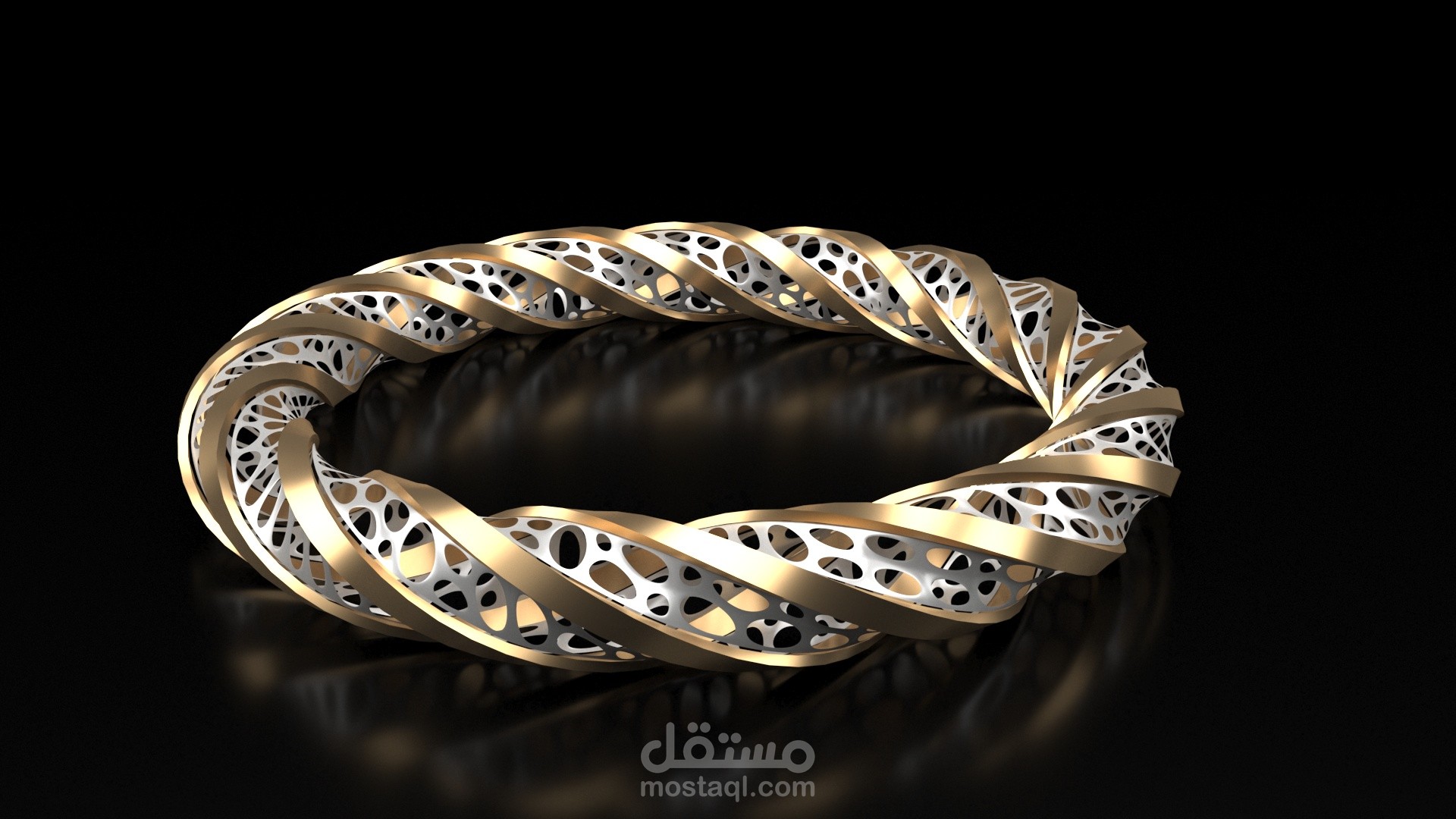 تصميم مجوهرات ثلاثي الأبعاد