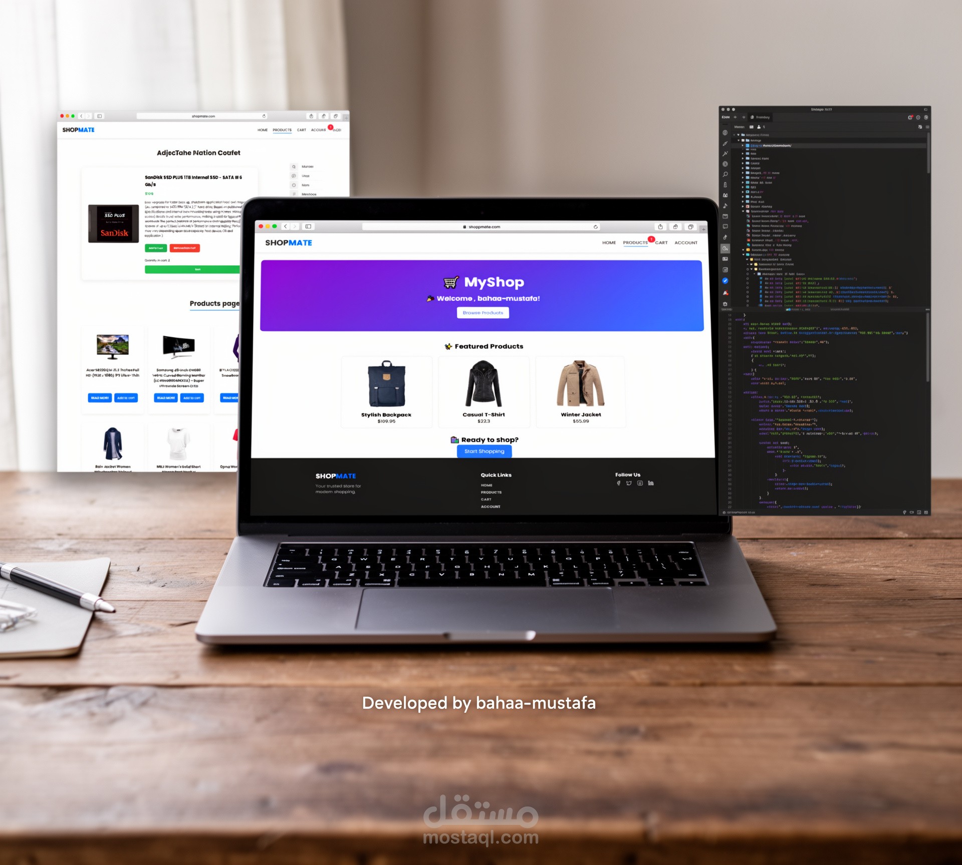 متجر الكتروني باستخدام React.js لسرعة تصفح المنتجات