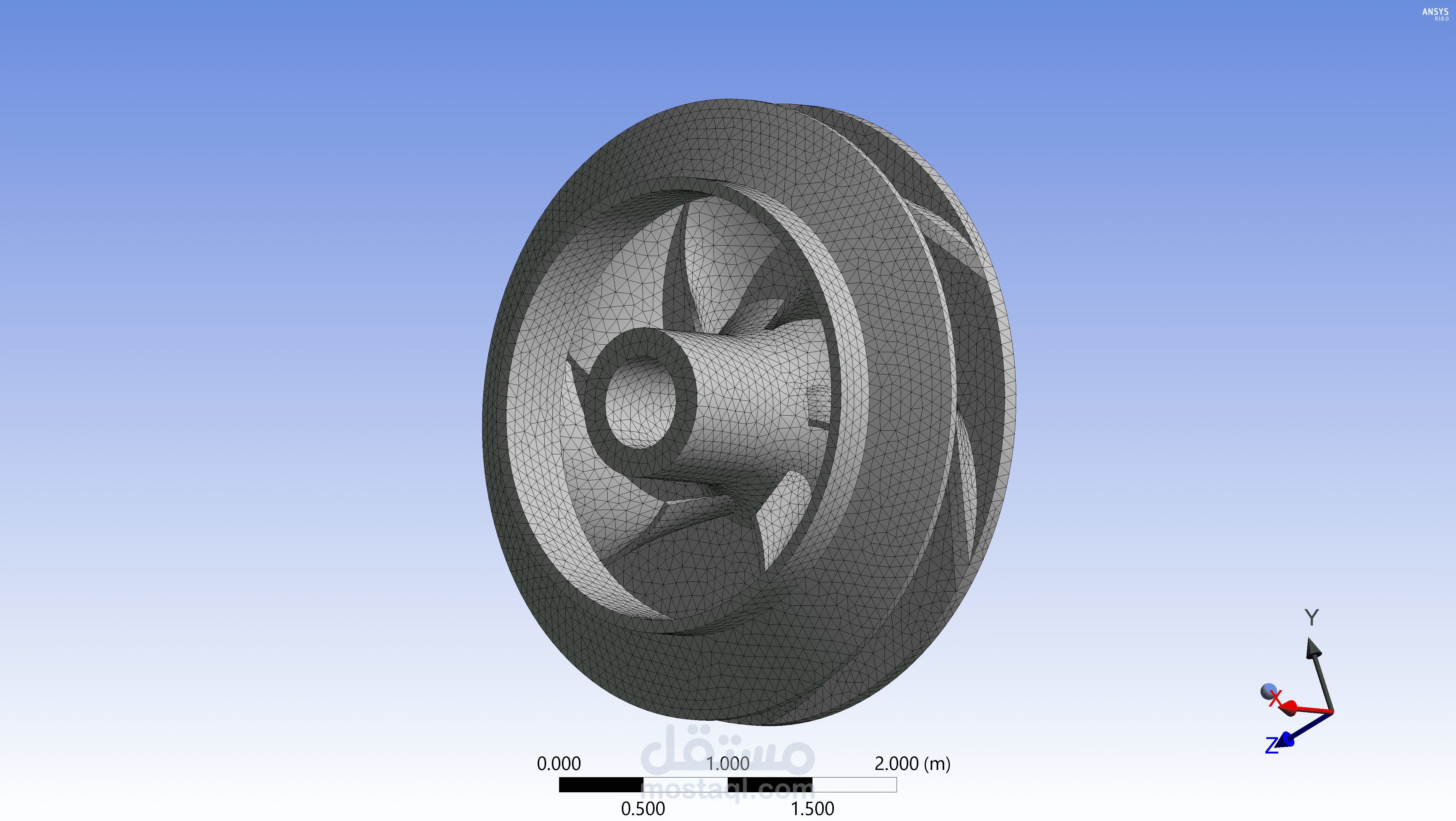 Complete design and simulation for the Impeller