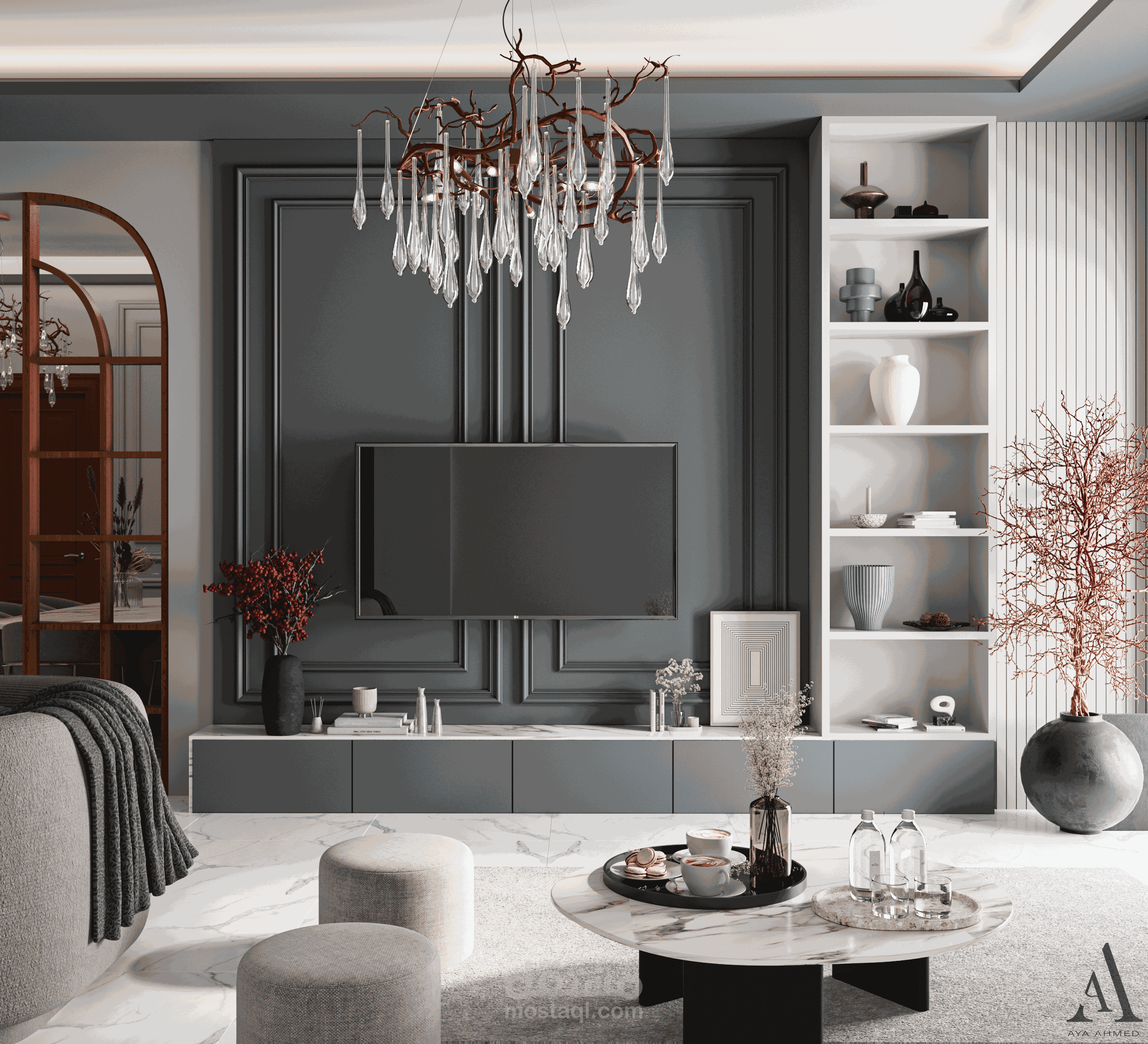 Neoclassic living room