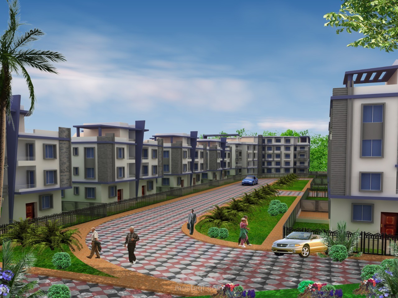تصميم معماري العمارات والمباني السكنية