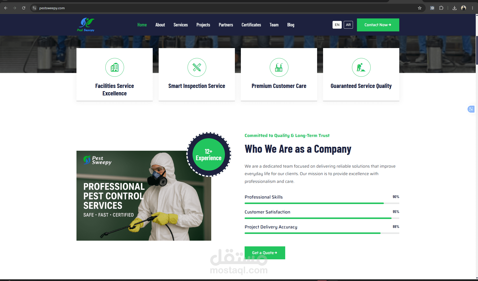 PestSweepy - Saudi Pest Control Platform