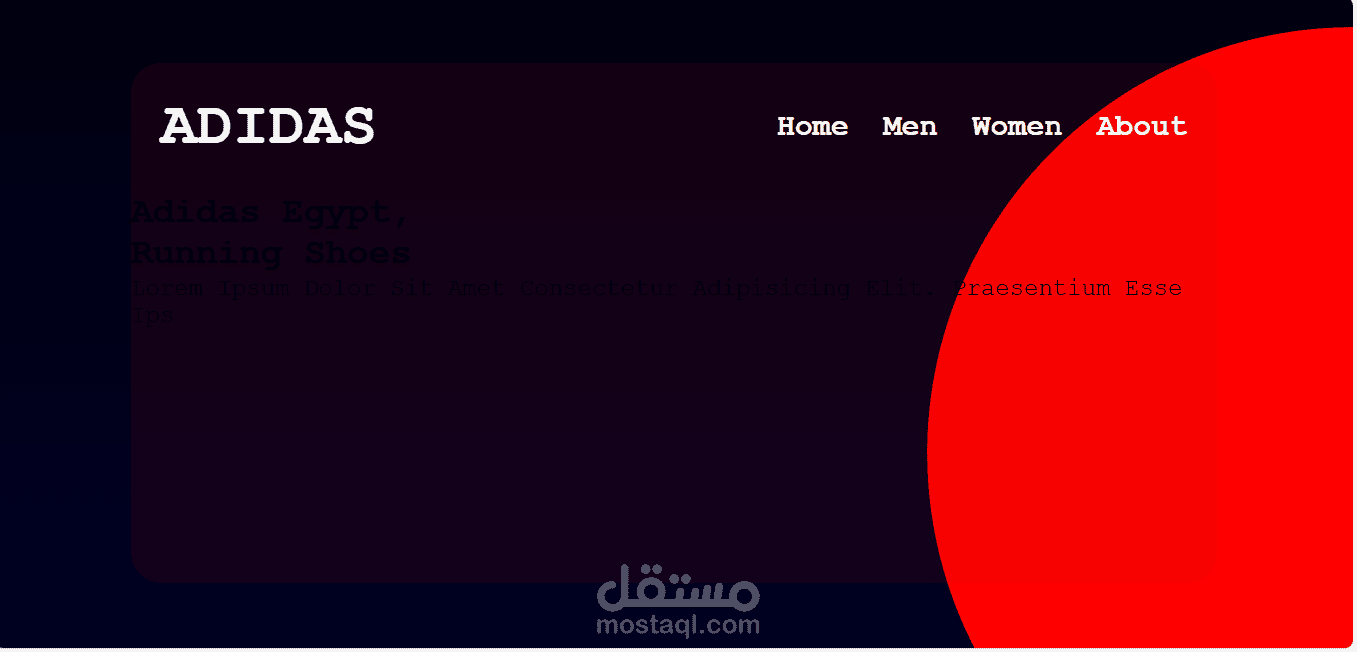 Adidas home page
