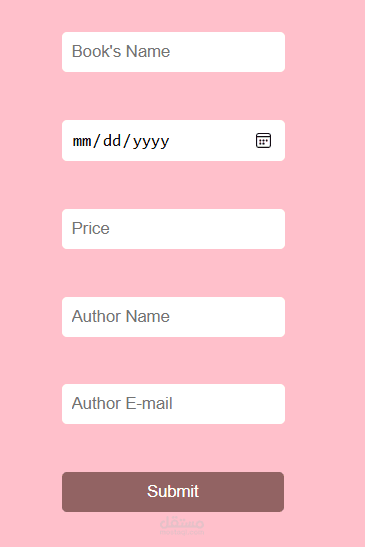 تطبيق مكتبة كتب بعمليات CRUD (إضافة، تعديل، حذف، عرض)