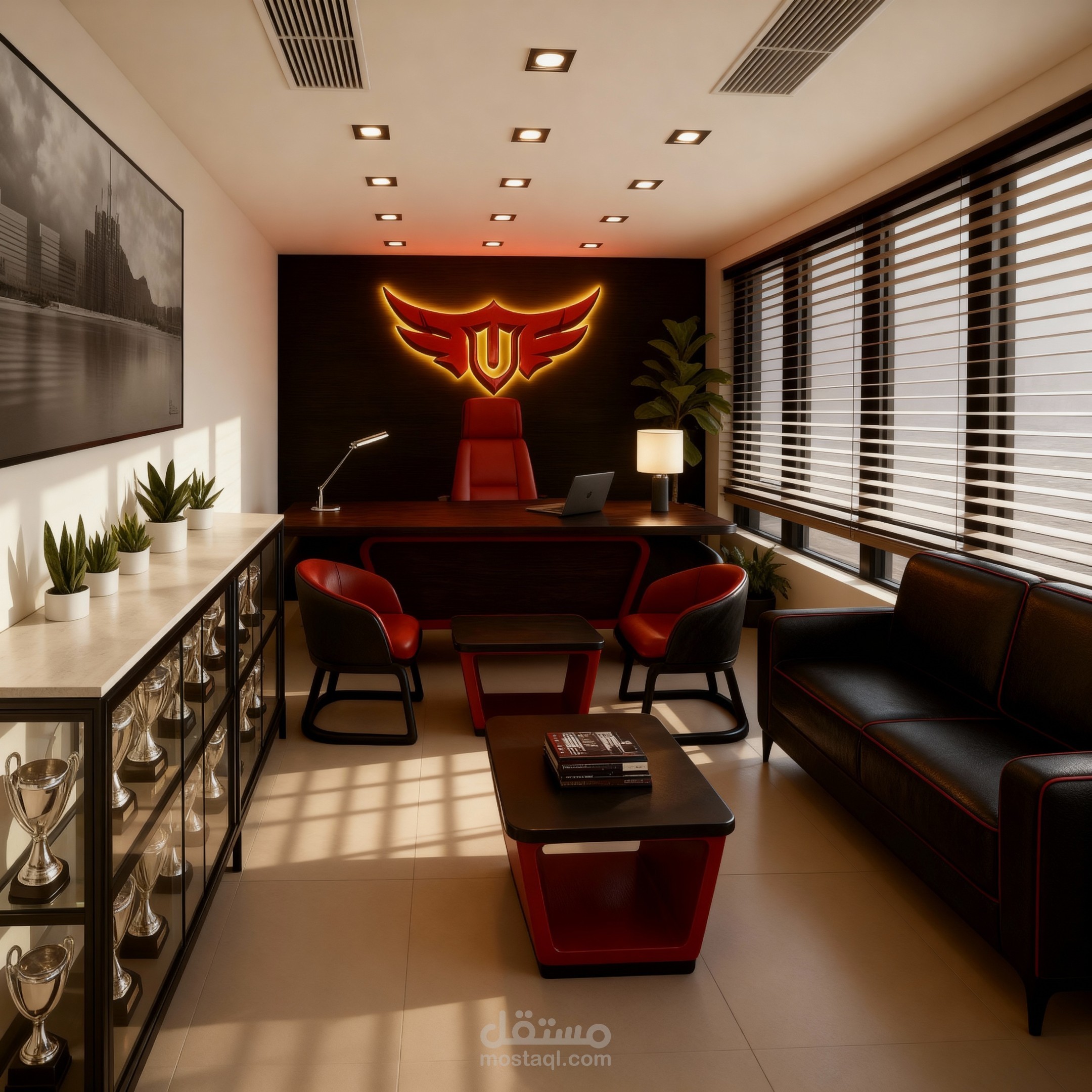 تصميم داخلي لمكتب اداري