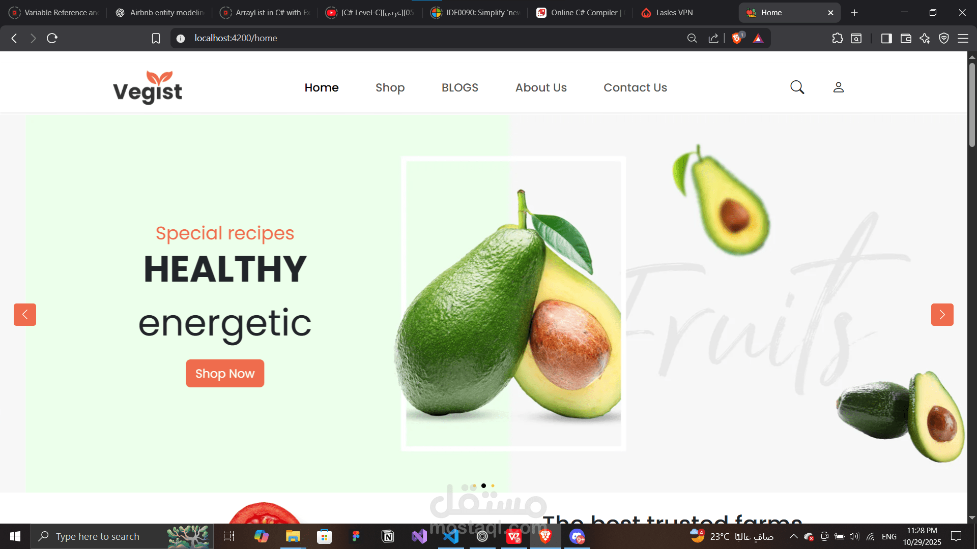 موقع Vegist E-Commerce