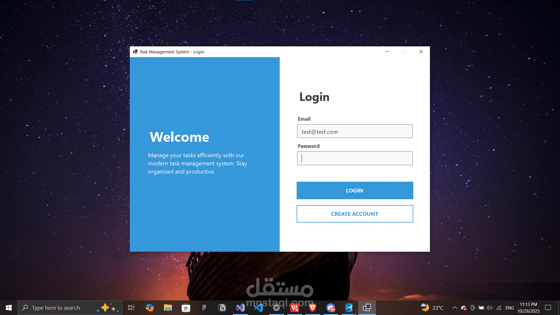 Task Management Desktop App
