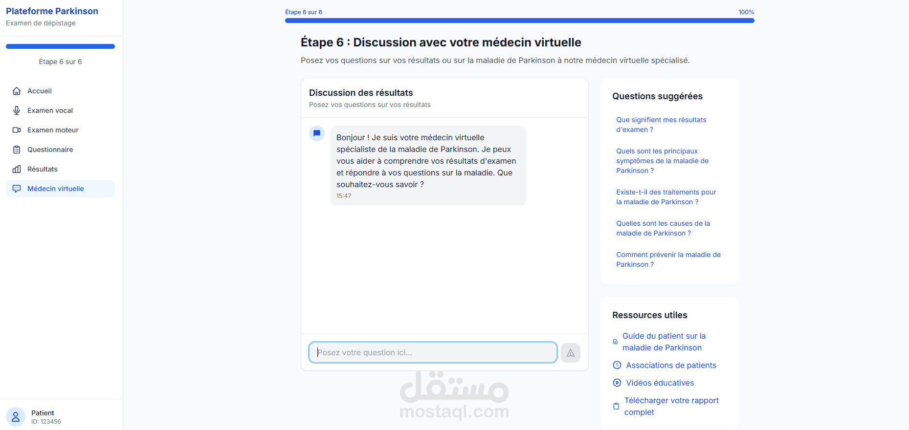 Multimodal Early Detection System for Parkinson's Disease via an e-Health Platform