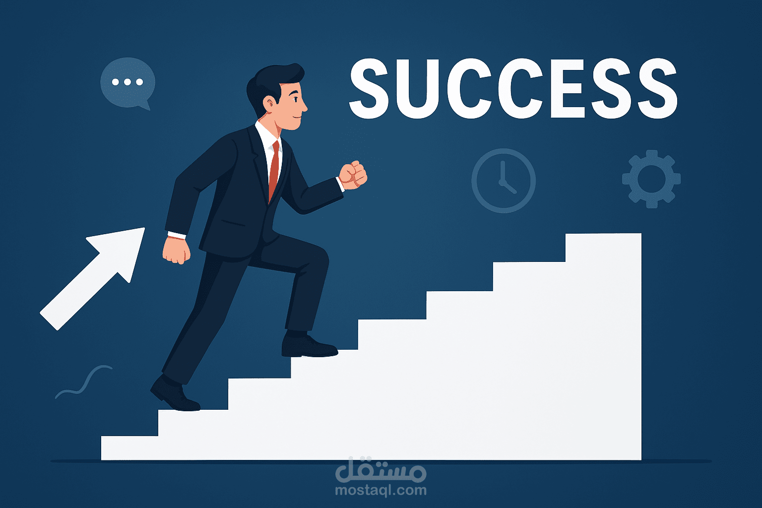 النجاح مش خطوة واحدة، هو خطوات صغيرة بتتبني فوق بعض لحد ما توصل للقمة.