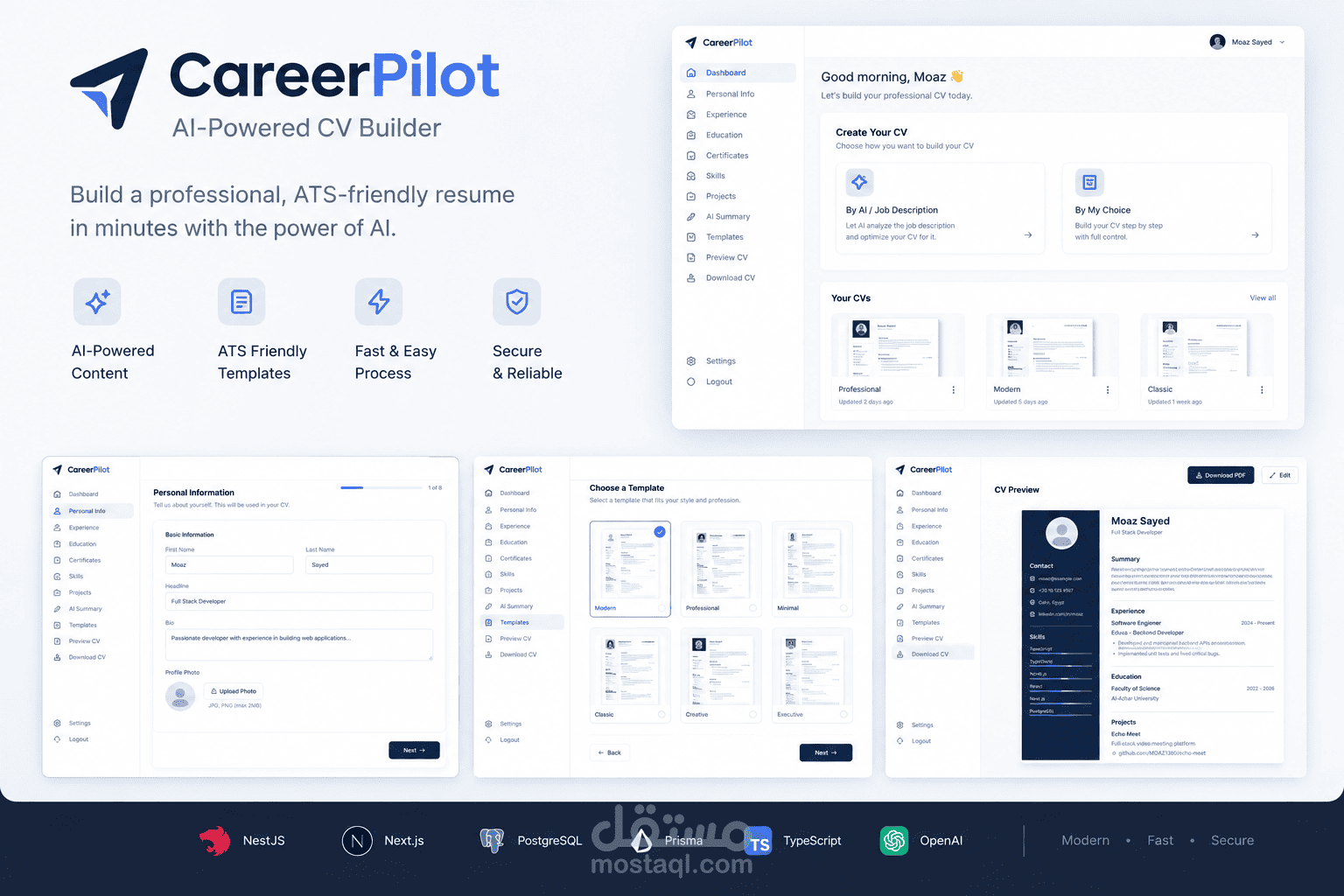 CareerPilot – AI-Powered CV Builder