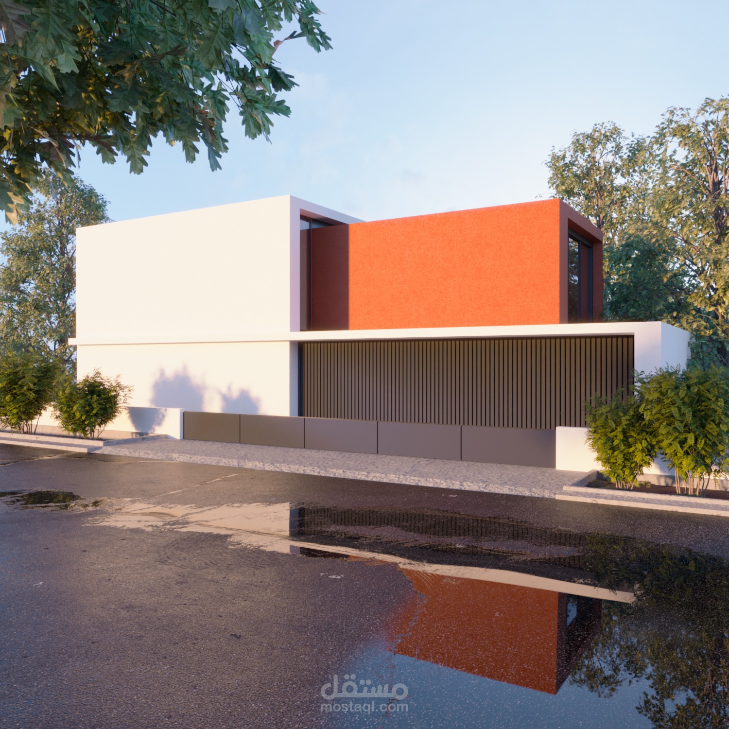 exterior render اظهار خارجي
