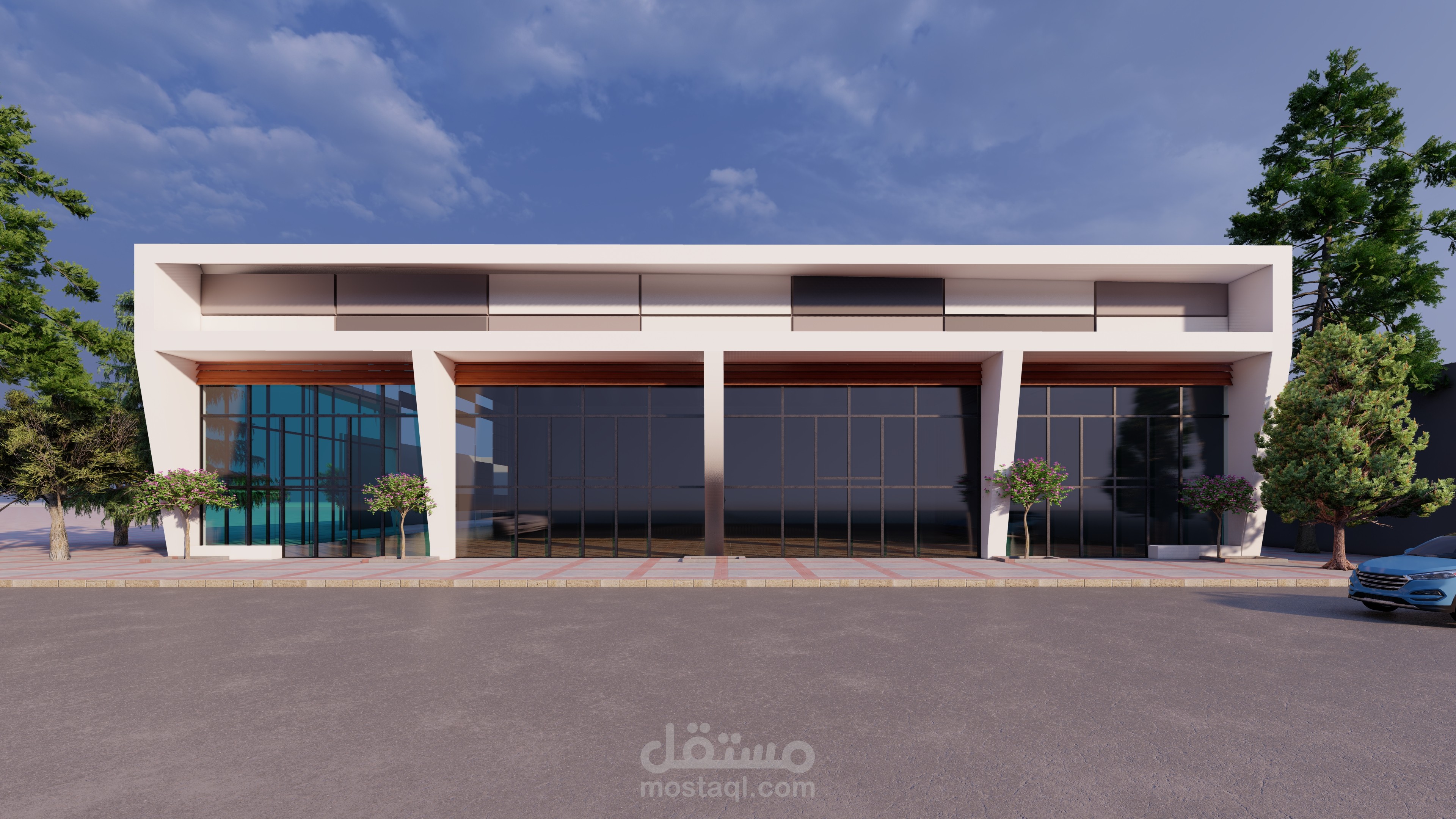 تصميم واجهات لمعرض