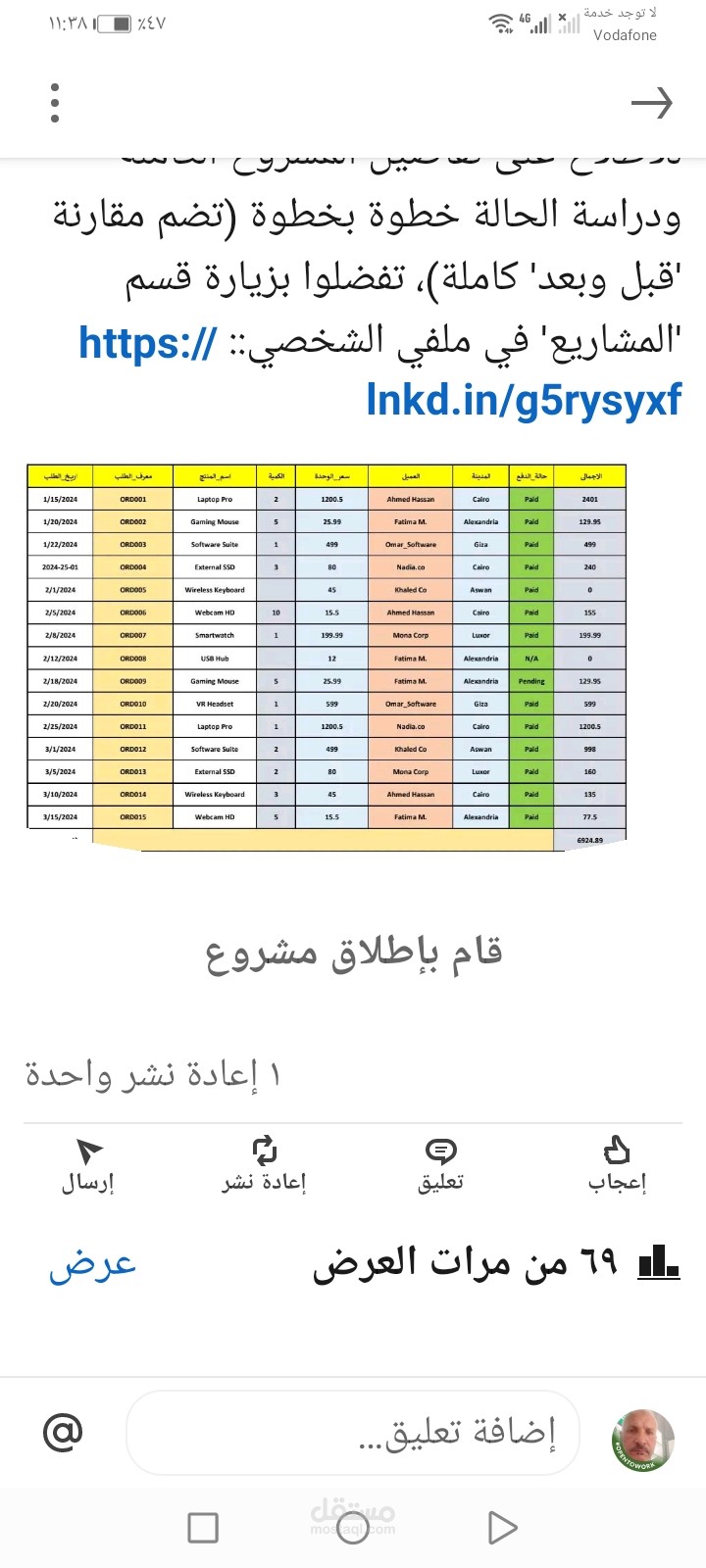تنسيق وتحسين مقال توليدي (قبل/بعد)