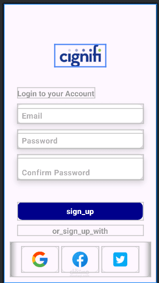 splach Screen,Login Screen