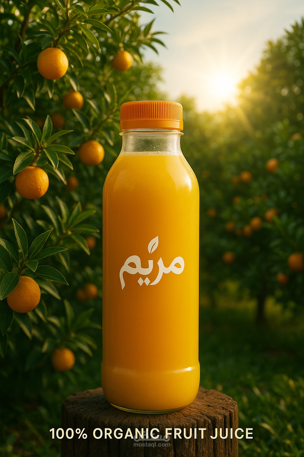 تصميم إعلان عصير طبيعي | Natural Juice Ad Design