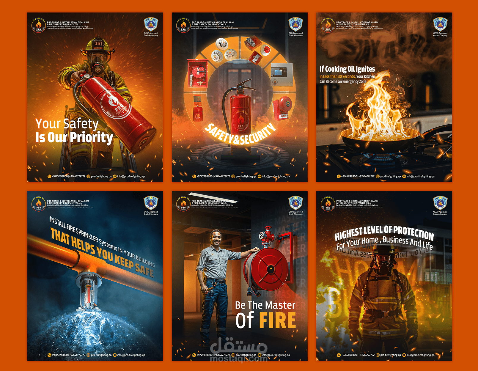 توعية بالسلامة من الحرائق | حملة سوشيال ميديا