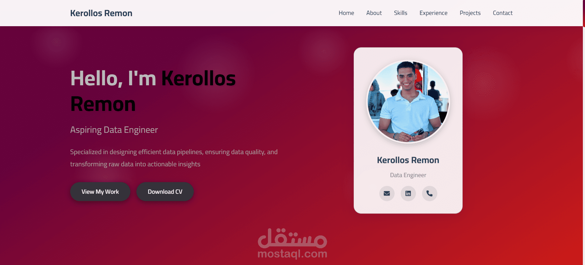 Personal Portfolio Website