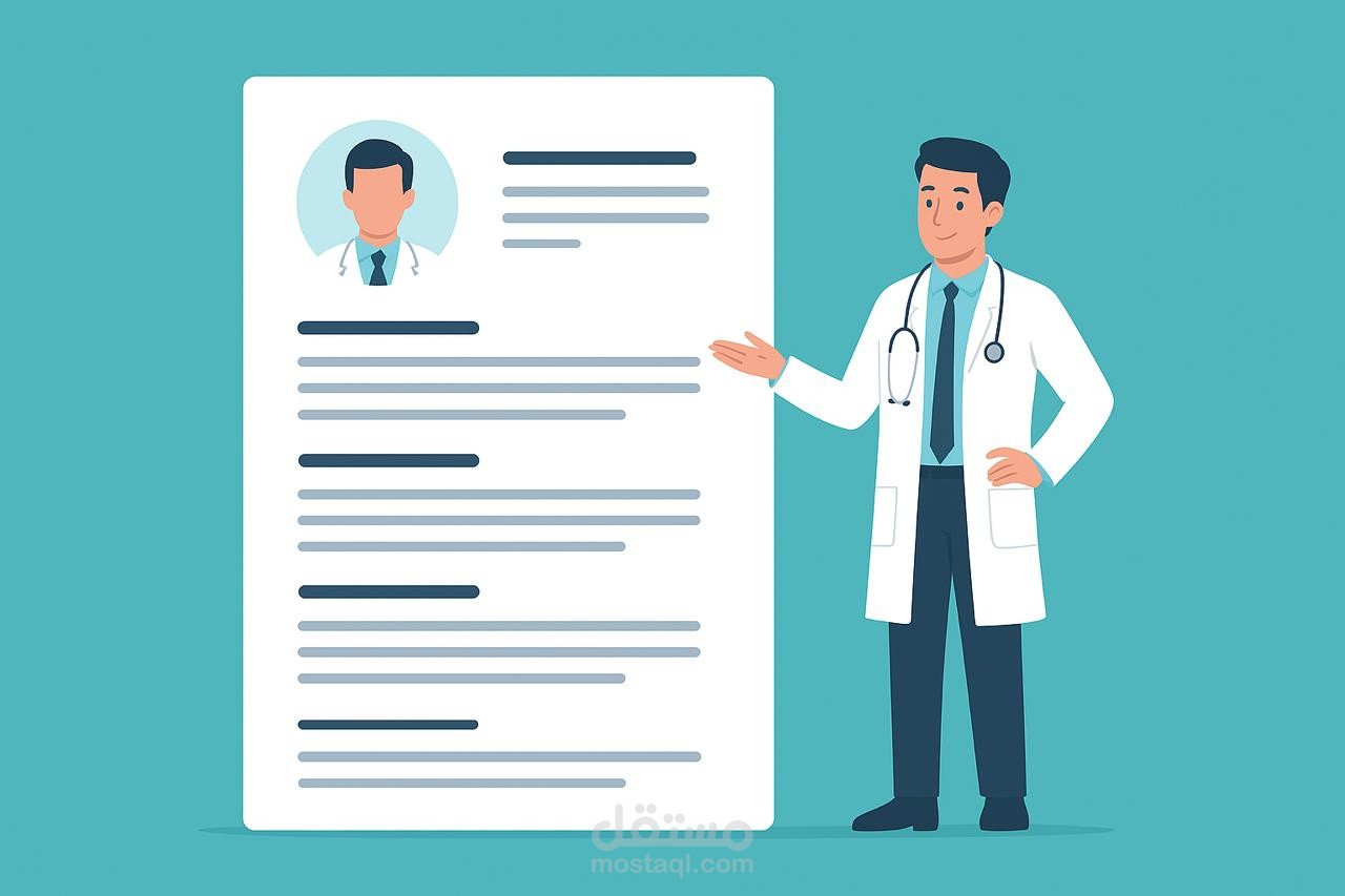 ATS-friendly CV design for medical doctors