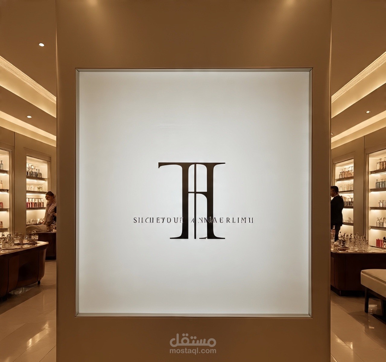 تصميم اعلان تجاري لشركة عطور عالمية