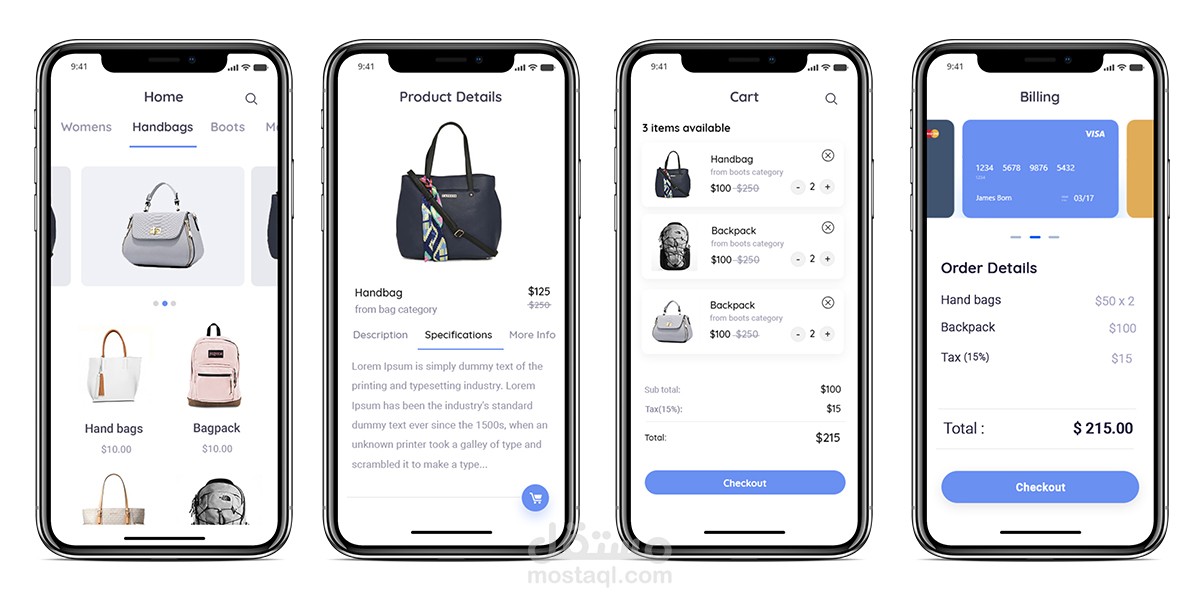 E-commerce ui