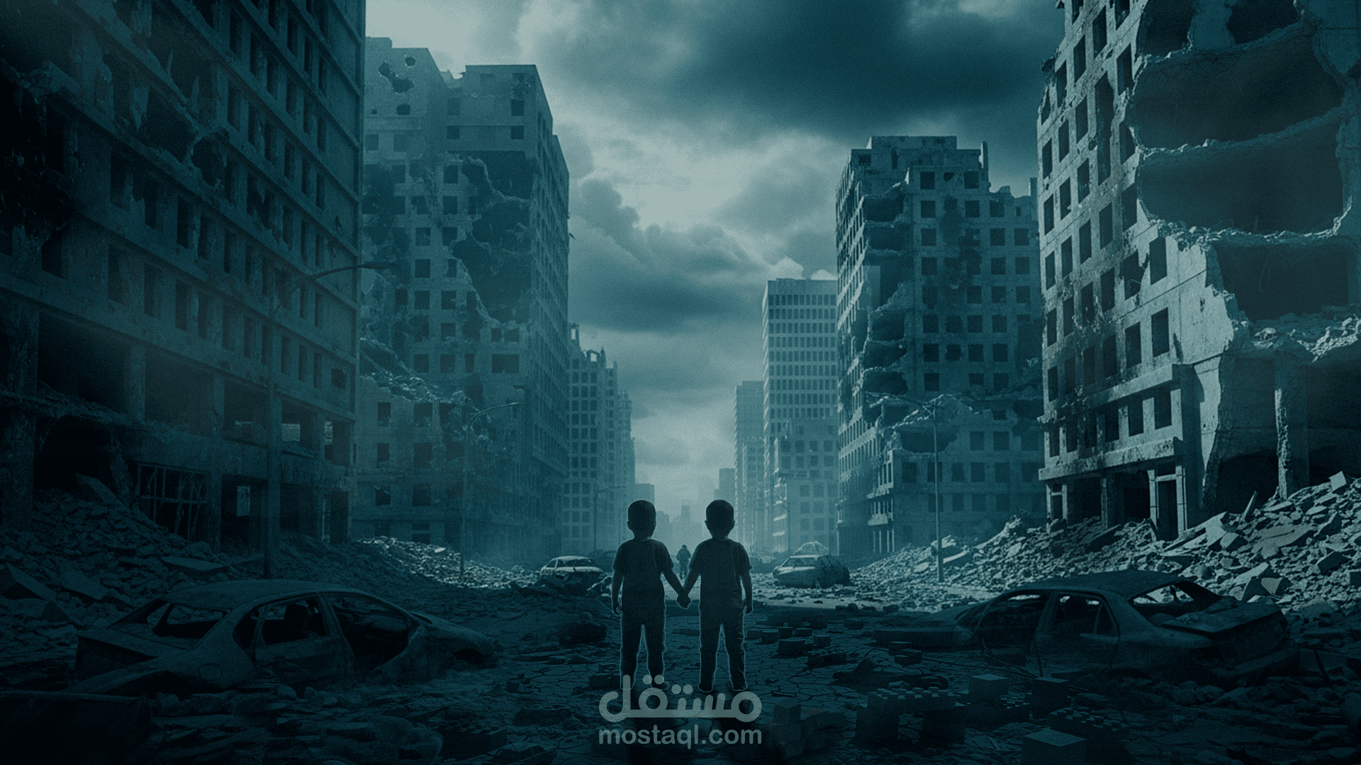 "طفولة تحت الأنقاض"