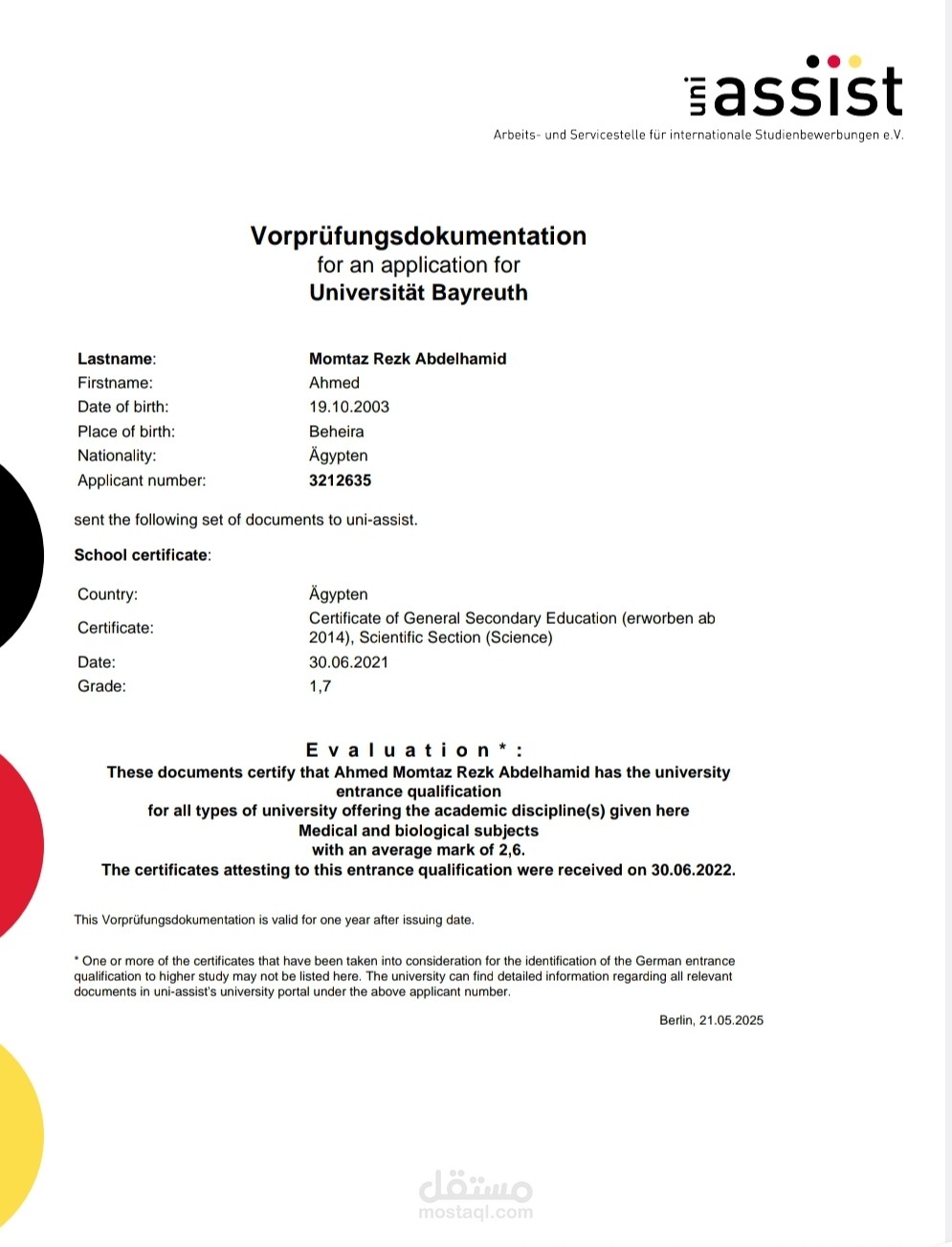 University Application Support in Germany (Research + Translation + Emails)