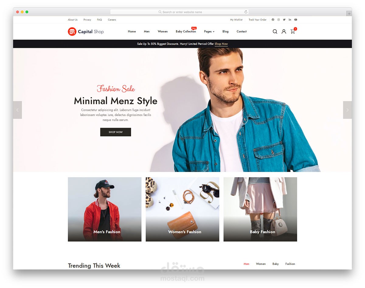 Full-Stack E-Commerce Web Application