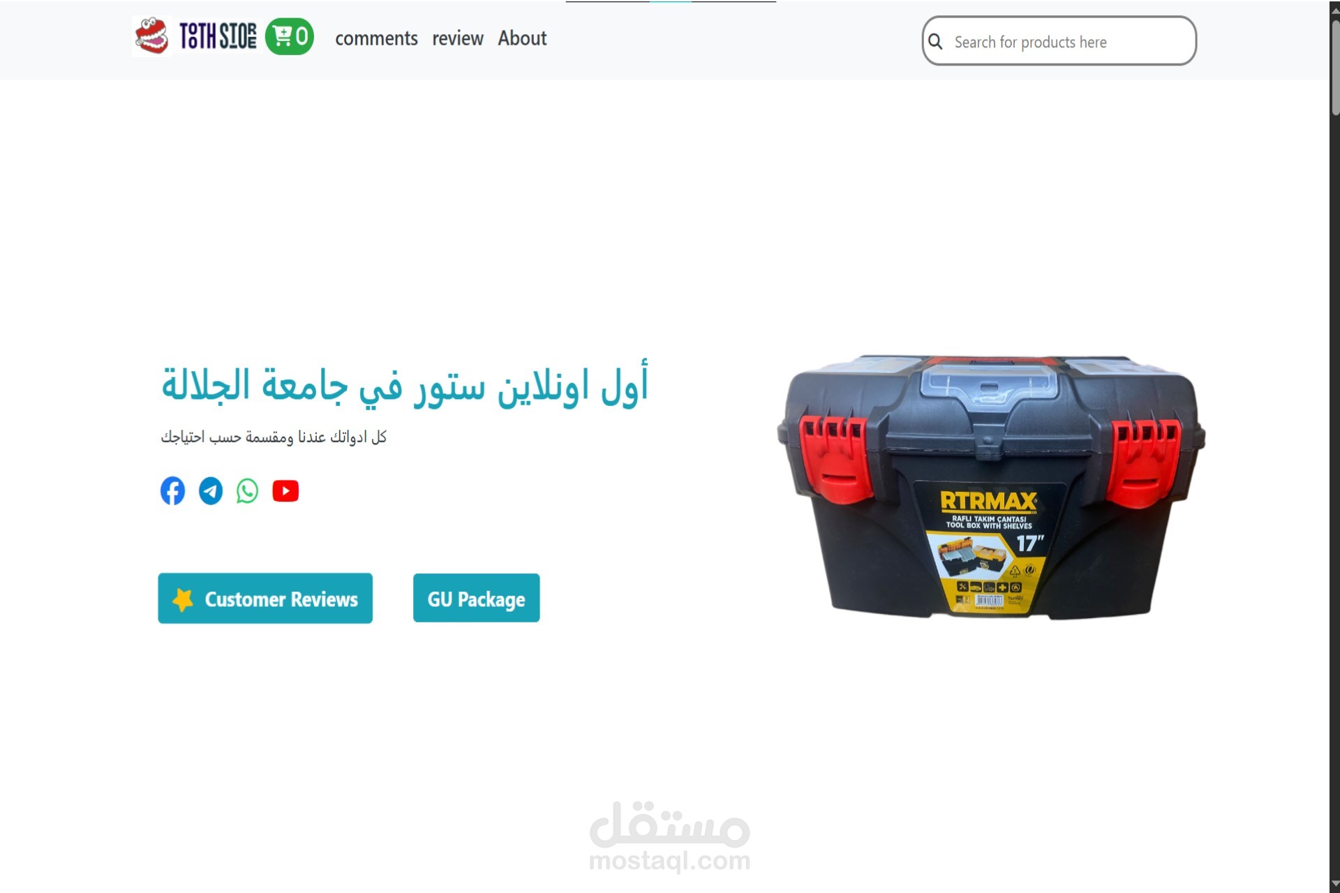 online store Website