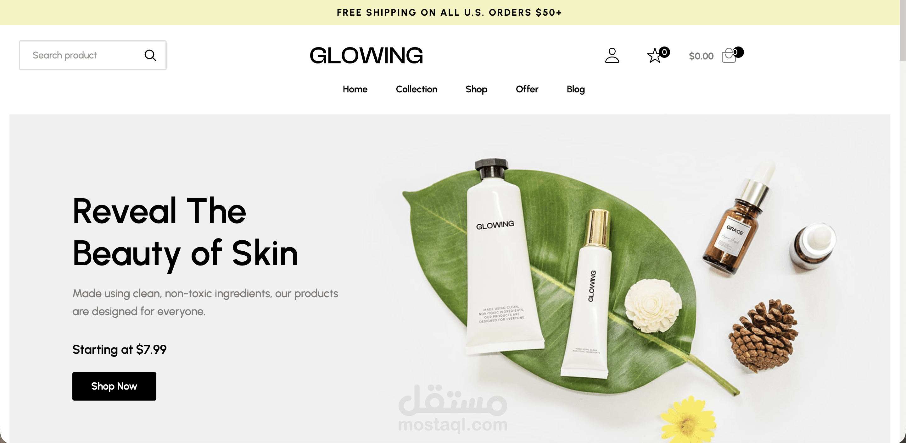 full e-commerce webste