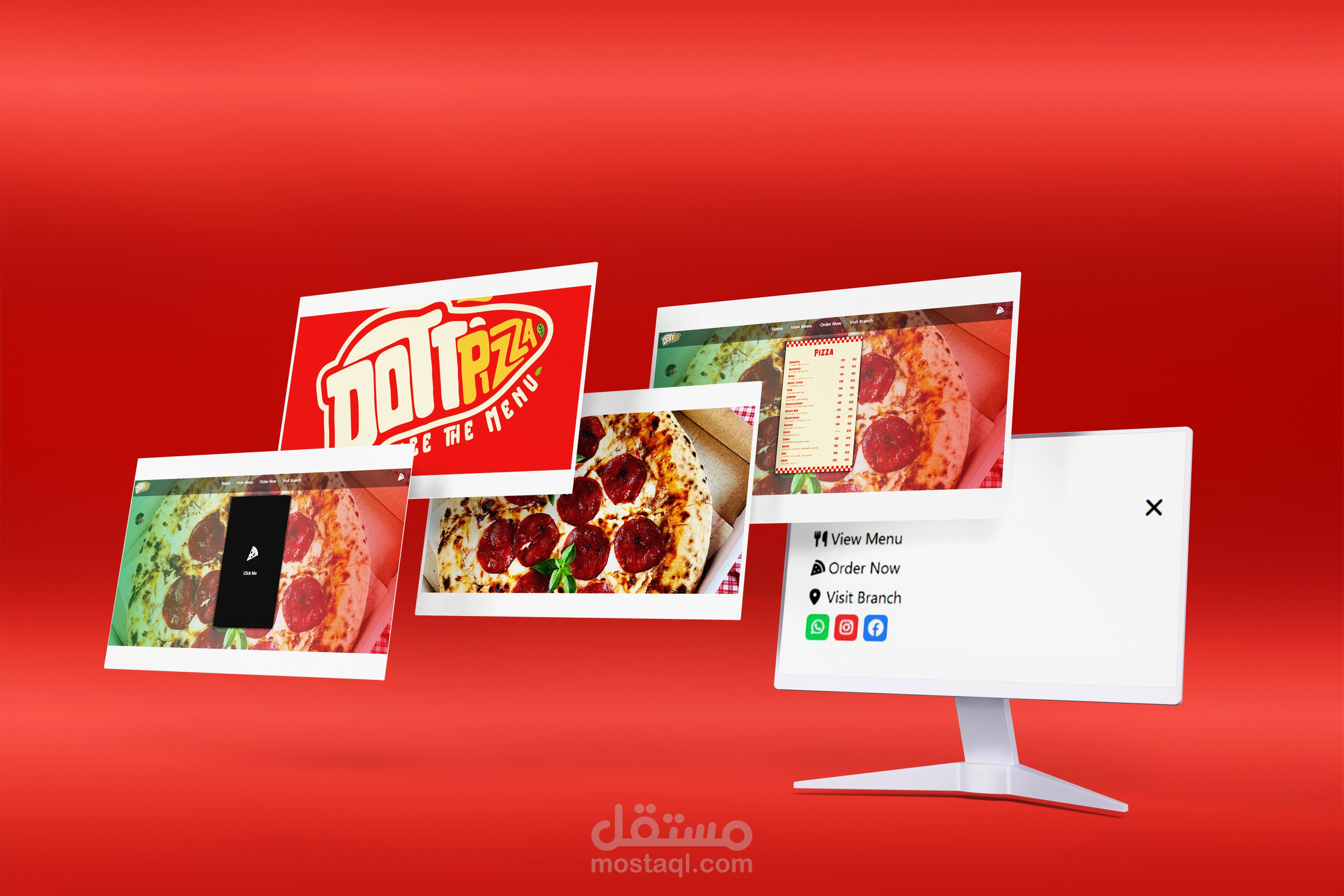 Dott Pizza-Menu