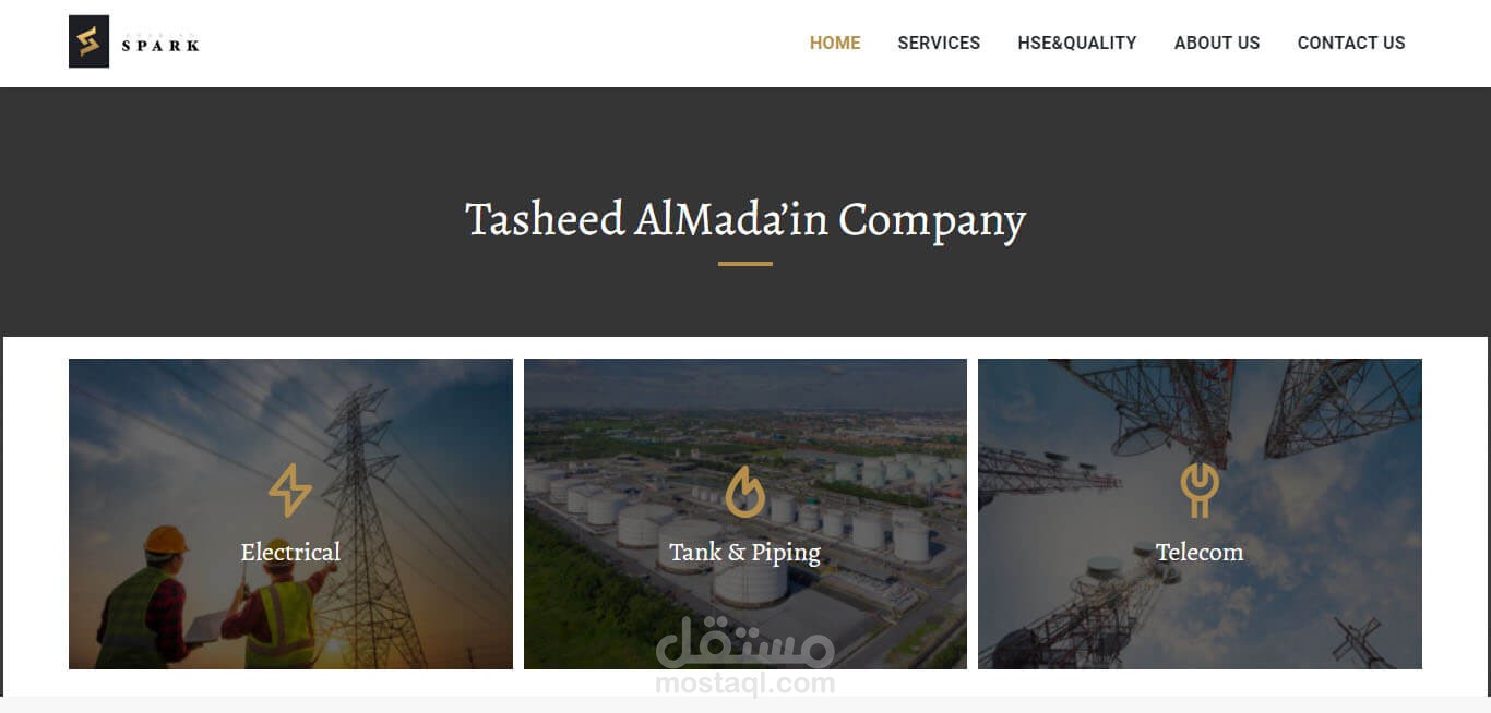 موقع ووردبريس لشركة اتصالات