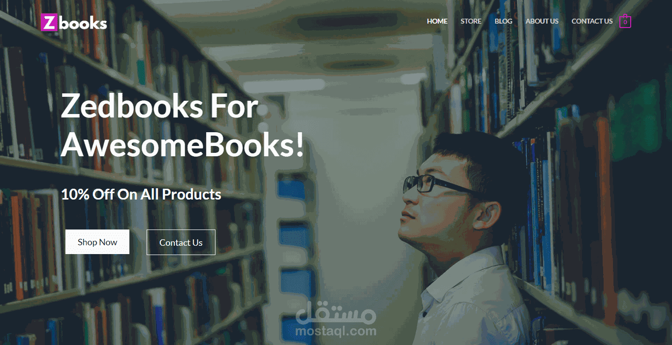 متجر ووكومرس لبيع الكتب