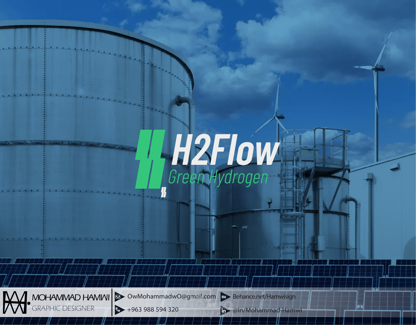 تصميم هوية بصريّة لشركة طاقة بديلة