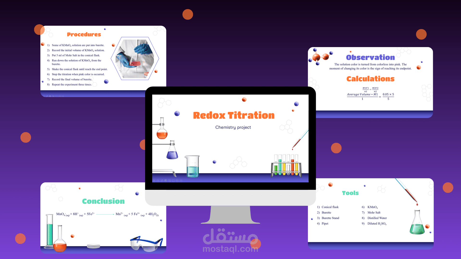 عرض تقديمي عن مشروع كيميائي