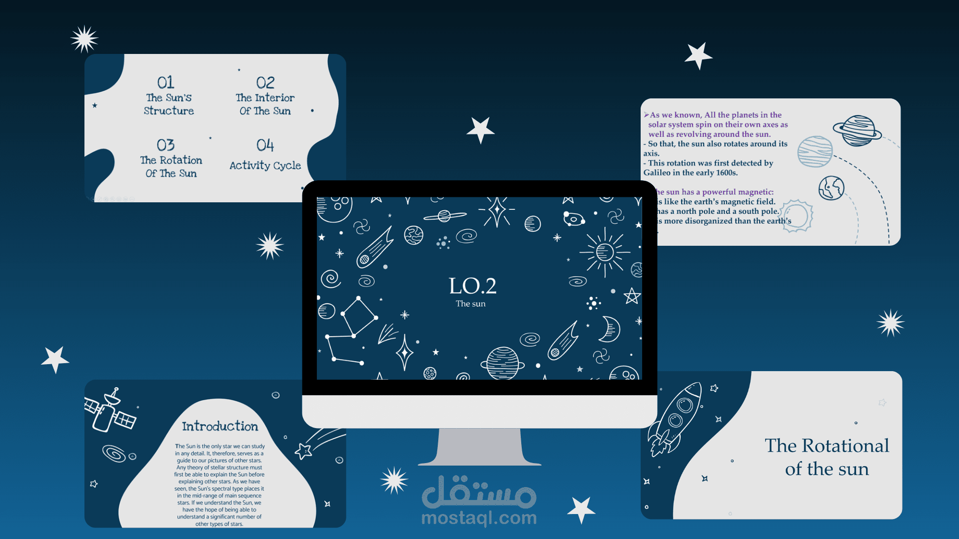 عرض تقديمي عن الشمس وخصائصها