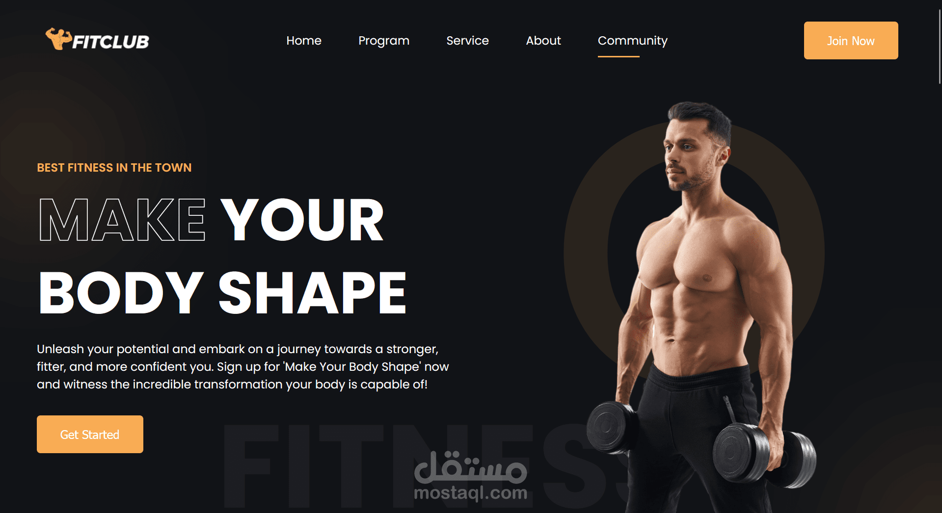 في هذه الـ Landing Page، قمت بتصميم وبناء واجهة متكاملة لصفحة صالة رياضية حديثة، تتميز بتصميم عصري، عرض منظم للمحتوى، وتجربة مستخدم سلسة تحاكي المواقع الاحترافية.