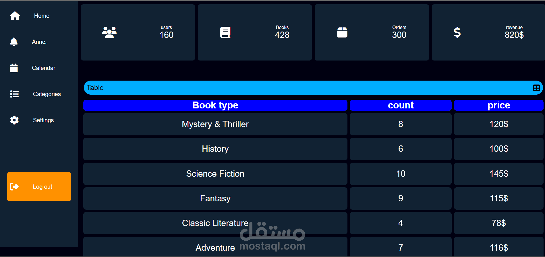 online library web application