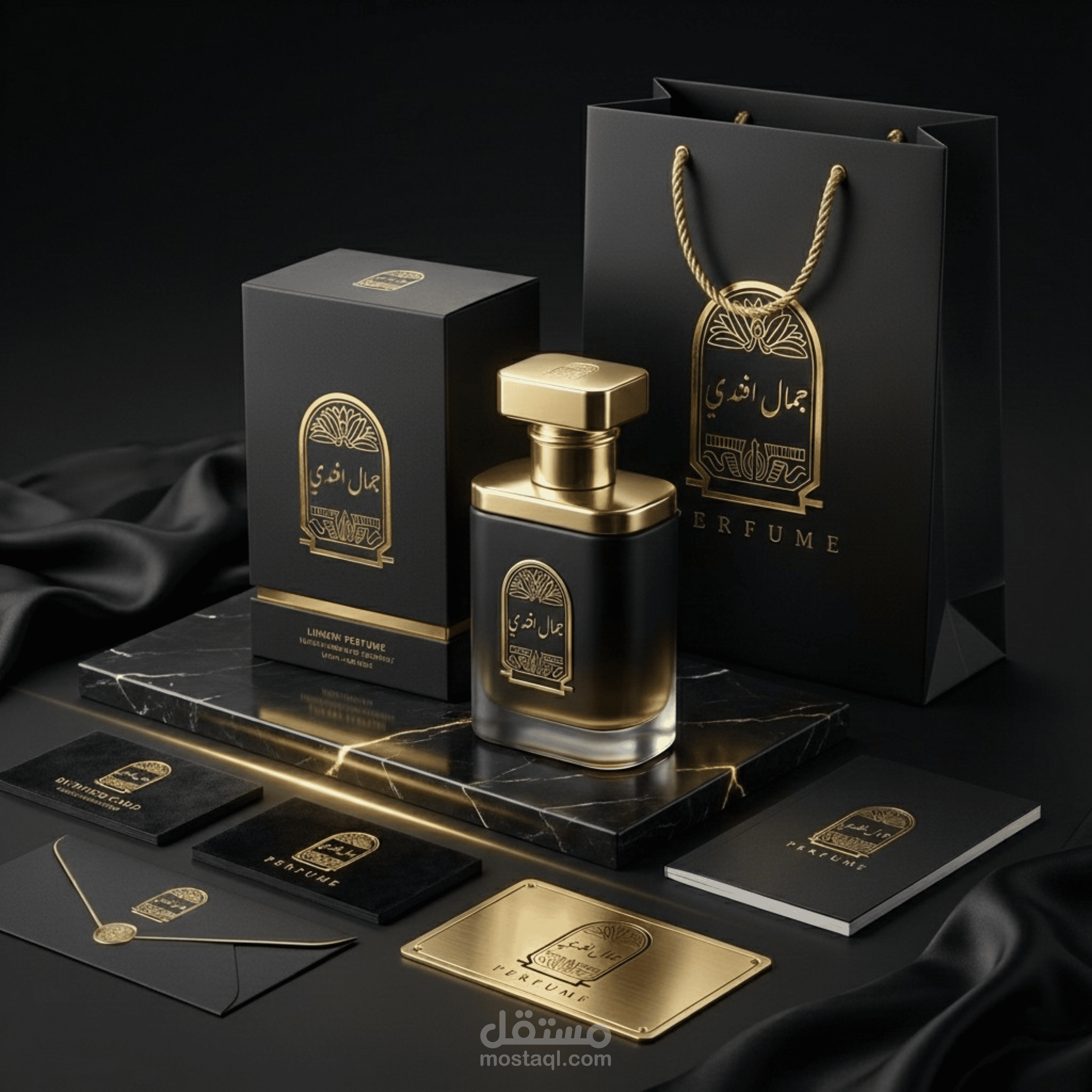 تصميم لوجو احترافي للبراند عطور  بأسلوب إبداعي جذاب