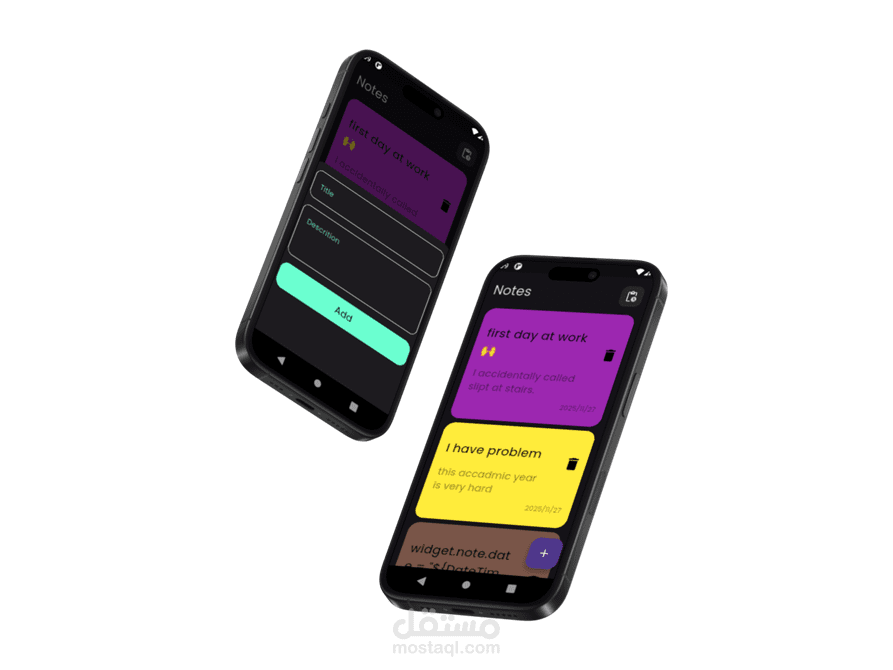تطبيق ملاحظات باستخدام Flutter