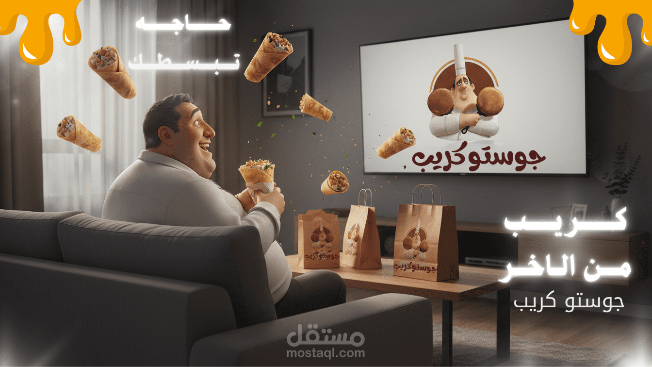 فلاير اعلان لاحد المطاعم