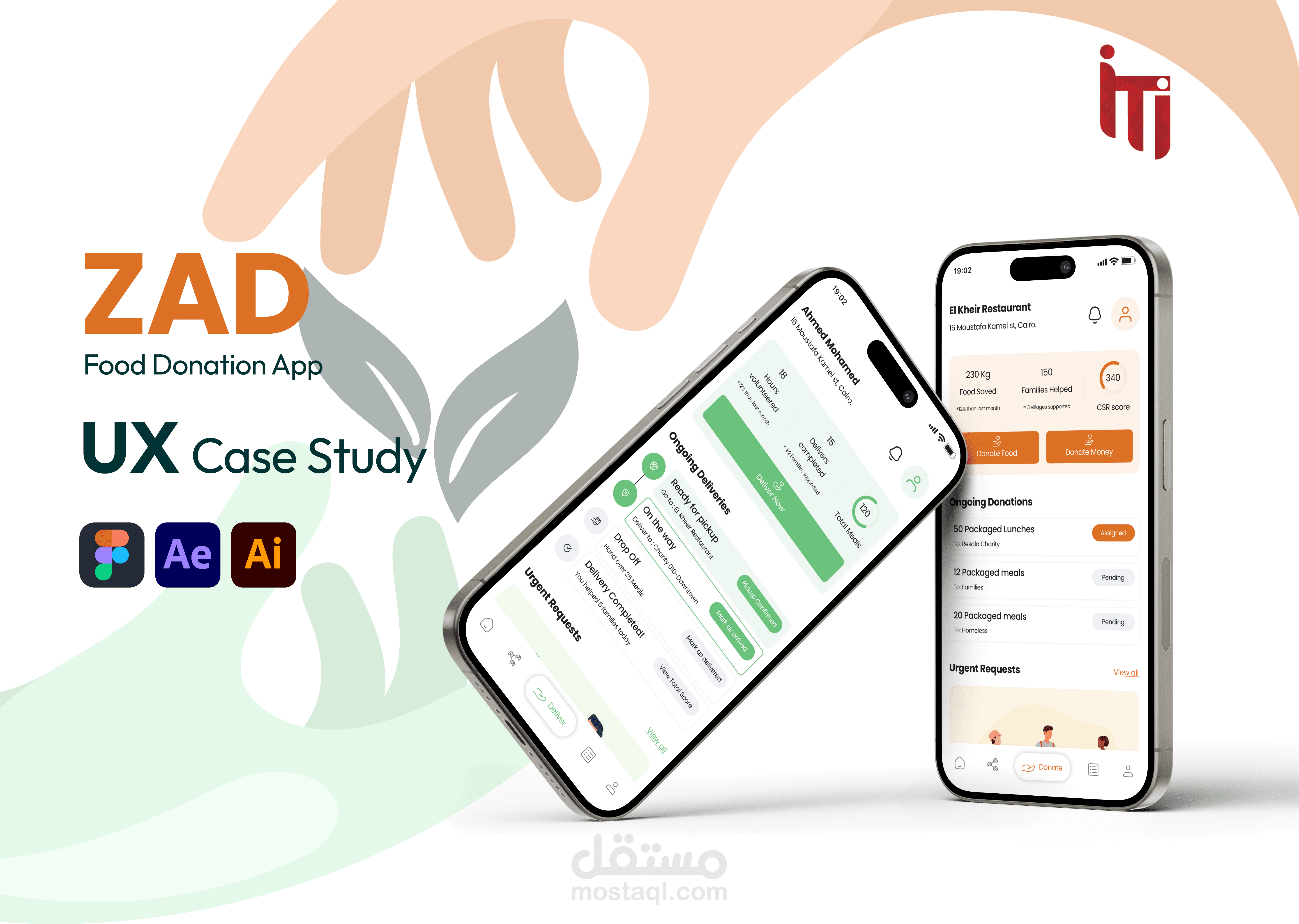 ZAD – تصميم تجربة مستخدم لتطبيق يحوّل فائض الطعام إلى فرصة للأمل