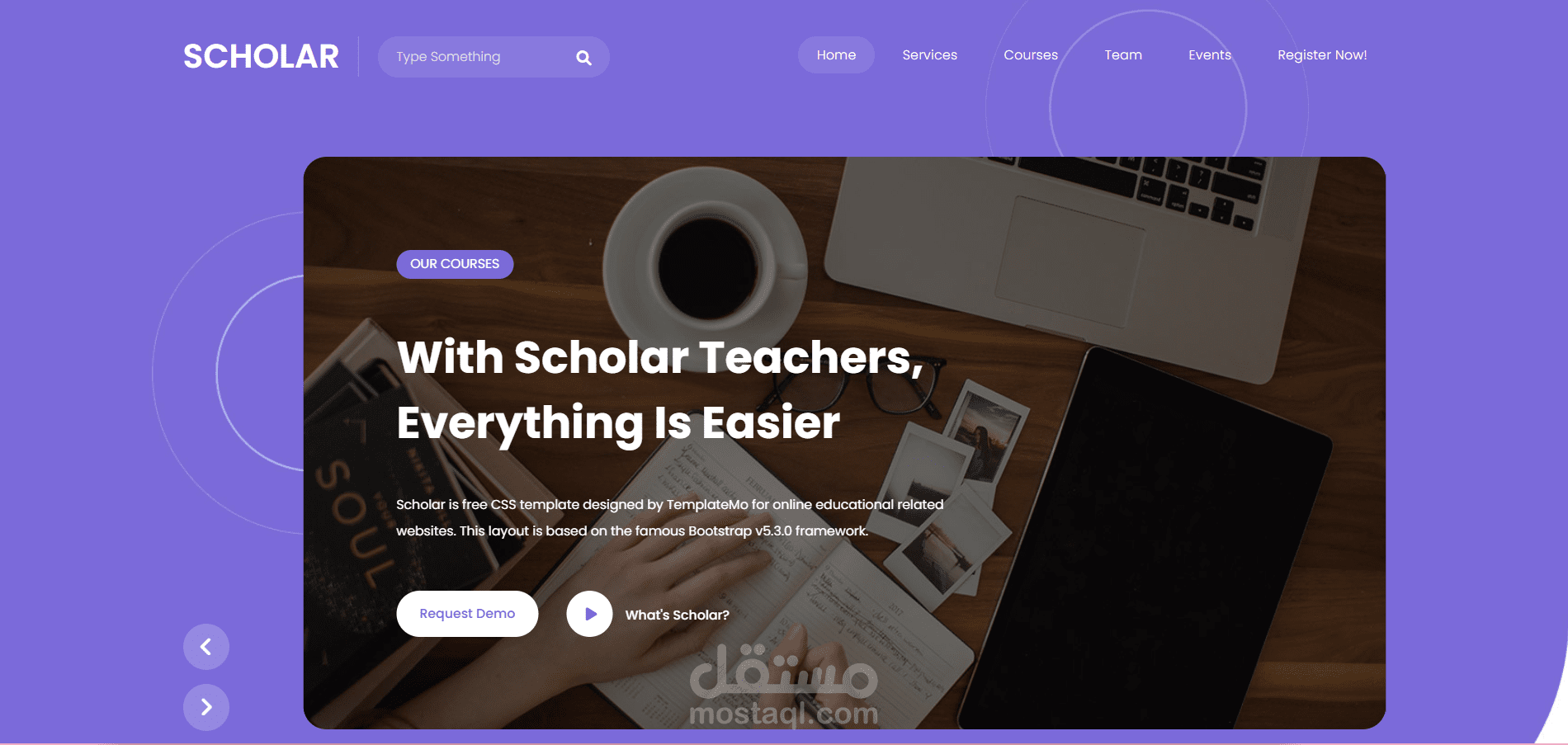 Landing Page( responsive design)