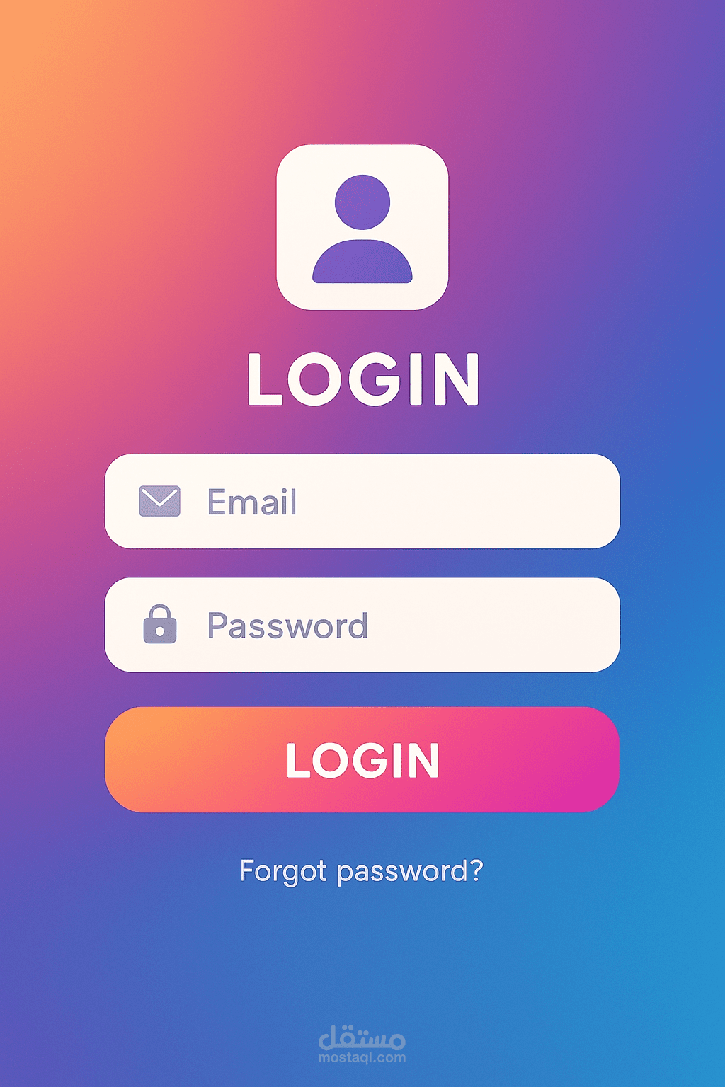 Login page