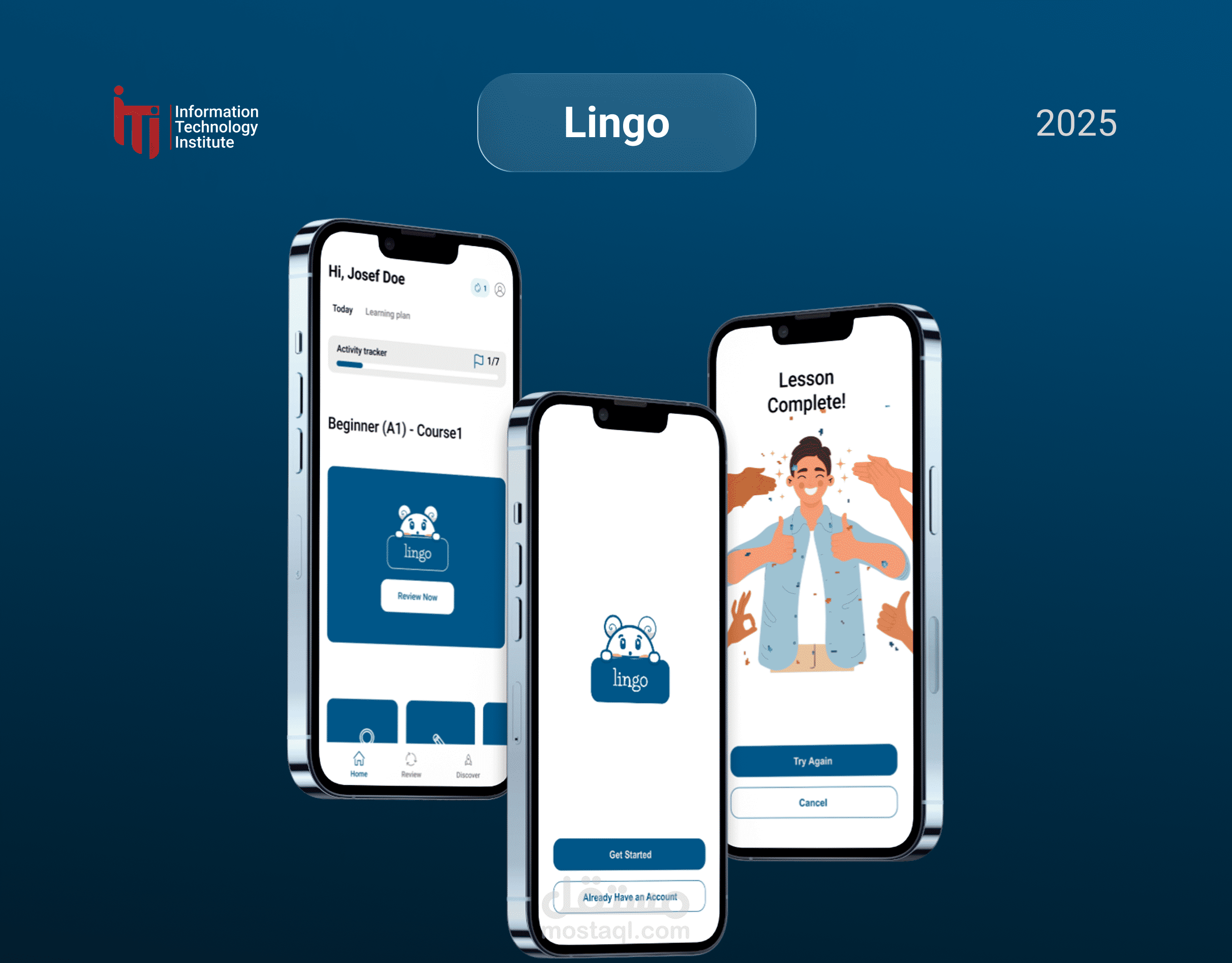 Lingo – تصميم تطبيق لتعلم اللغات