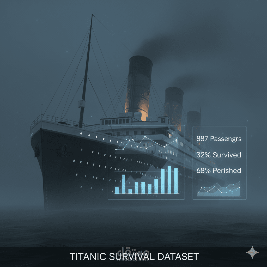 تحليل بيانات ركاب Titanic باستخدام Python واستخراج Insights مهمة
