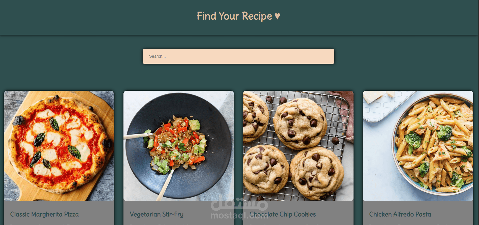 Recipe Website