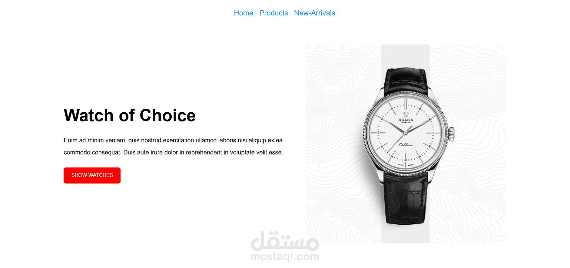 Watches store